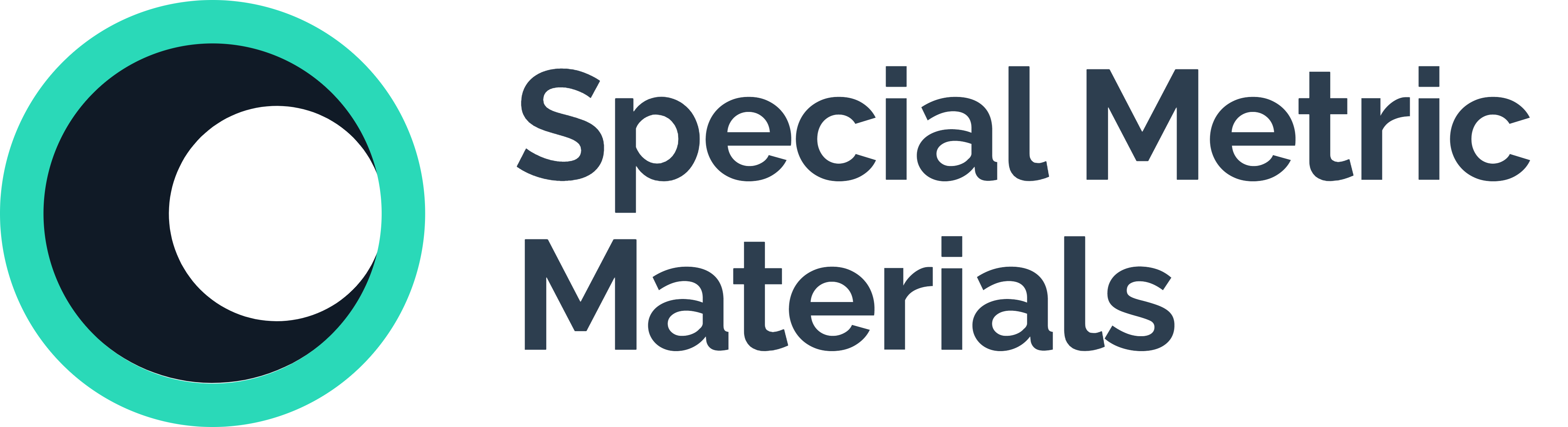 Special metric materials logo